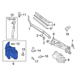 Toyota OE - Washer Fluid Reservoir