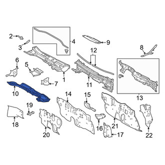 Toyota OE - Front Cowl Plenum Panel