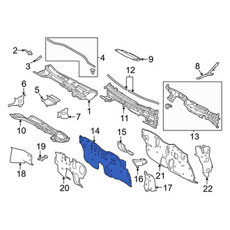 Toyota OE - Front Firewall