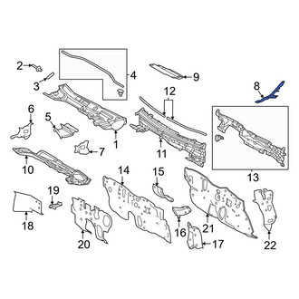 Toyota OE - Front Right Cowl Seal