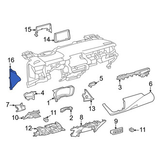 Toyota OE - Left Instrument Panel Side Cover