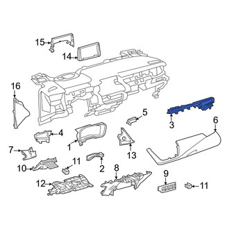 Toyota OE - Right Instrument Panel Molding
