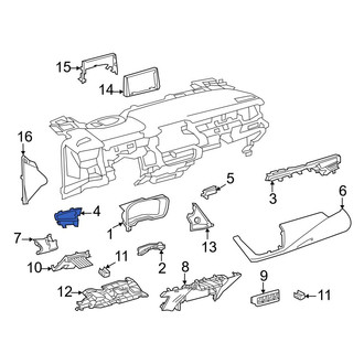 Toyota OE - Left Instrument Panel Molding
