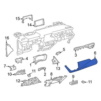 Toyota OE - Right Instrument Panel Trim Panel