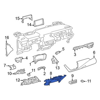 Toyota OE - Center Lower Instrument Panel Trim Panel