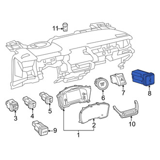 Toyota OE - Left Seat Heater Switch