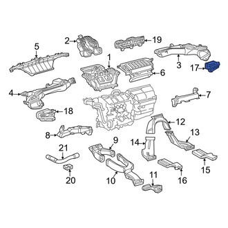 Toyota OE - Front Right Dashboard Air Vent