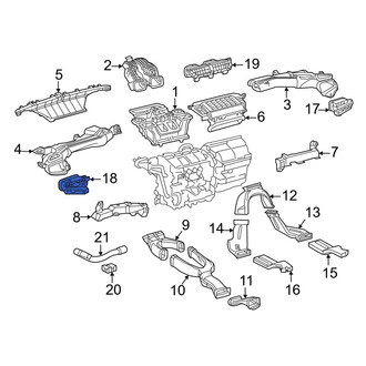 Toyota OE - Left Dashboard Air Vent
