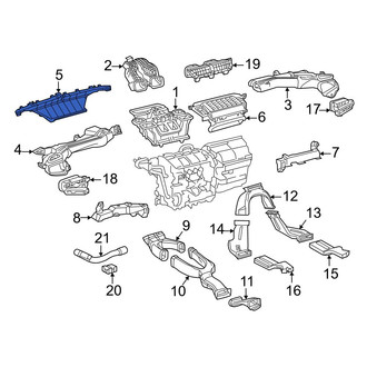 Toyota OE - Front Windshield Defroster Nozzle