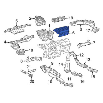 Toyota OE - Front Center Instrument Panel Air Duct