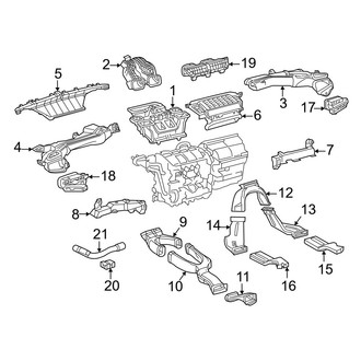 Toyota OE - Instrument Panel - Ducts