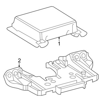 Toyota OE - Instrument Panel - Navigation System Components