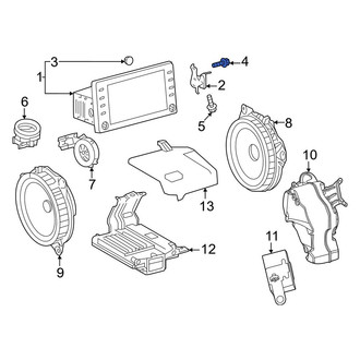 Toyota OE - GPS Navigation System Screw