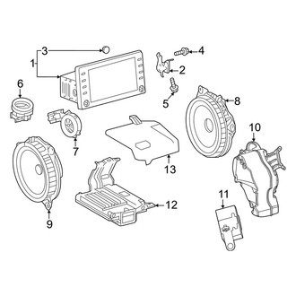 Toyota OE - Instrument Panel - Sound System