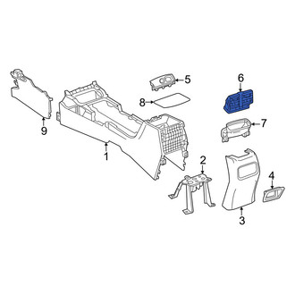 Toyota OE - Rear Console Air Vent