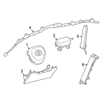 Toyota OE - Restraint Systems - Air Bag Components (Air Bags)