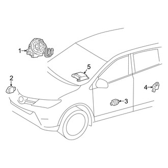 Toyota OE - Restraint Systems - Air Bag Components (Modules & Sensors)