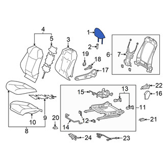 Toyota OE - Front Left Headrest
