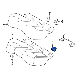 Toyota OE - Seat Cushion Cover Clip