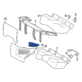 Toyota OE - Left Drive Motor Battery Pack Air Filter
