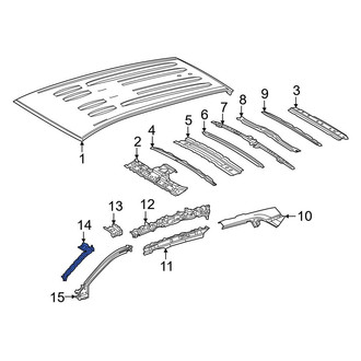 Toyota OE - Right Upper Inner Body A-Pillar