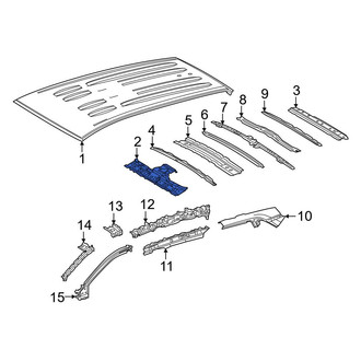 Toyota OE - Front Roof Header Panel