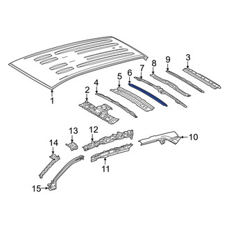 Toyota OE - Center Front Roof Bow