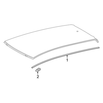 Toyota OE - Roof - Exterior Trim (W/O Sunroof)