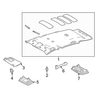 Toyota OE - Roof - Interior Trim (W/O Sunroof)