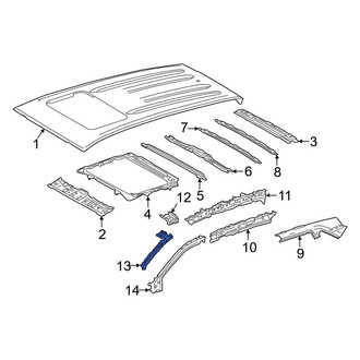 Toyota OE - Left Upper Inner Body A-Pillar