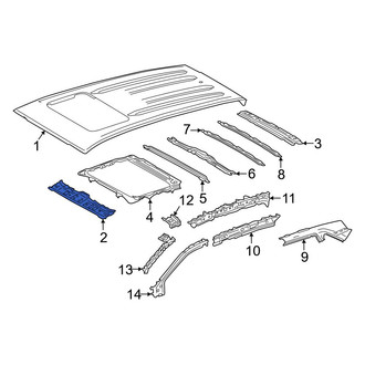 Toyota OE - Front Roof Header Panel