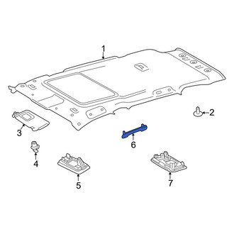 Toyota OE - Rear Left Interior Grab Bar