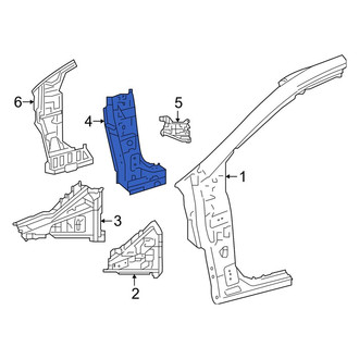 Toyota OE - Left Lower Body A-Pillar Reinforcement