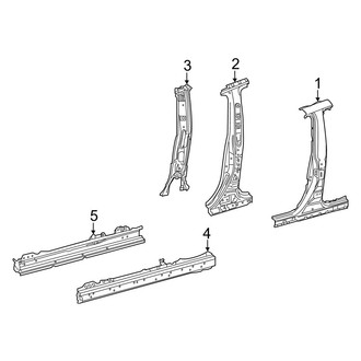 Toyota OE - Pillars, Rocker & Floor - Center Pillar & Rocker