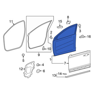 Toyota OE - Front Right Door Shell