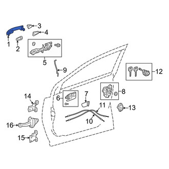 Toyota OE - Front Right Outer Exterior Door Handle