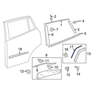 Toyota OE - Wheel Arch Molding Seal