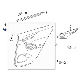 Toyota OE - Door Interior Trim Panel Grommet