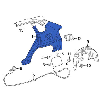 Toyota OE - Rear Left Outer Quarter Panel