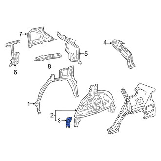Toyota OE - Right Wheel Housing Bracket