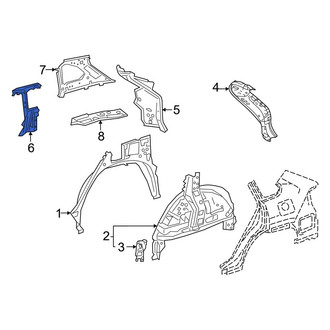Toyota OE - Left Body C-Pillar