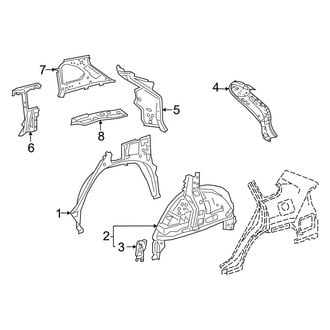 Toyota OE - Quarter Panel - Inner Structure