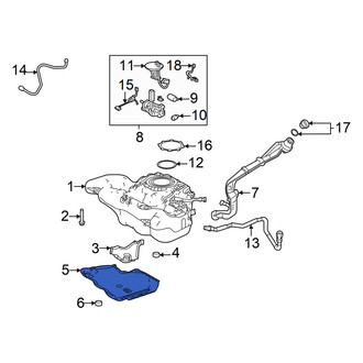 Toyota OE - Lower Fuel Tank Shield