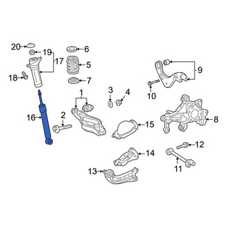 Toyota OE - Rear Suspension Shock Absorber
