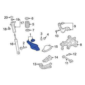 Toyota OE - Front Left Suspension Control Arm