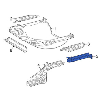 Toyota OE - Rear Left Frame Rail End