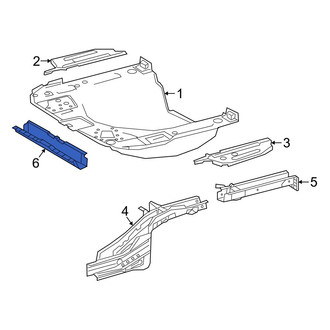 Toyota OE - Front Left Forward Floor Pan Crossmember