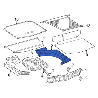 Toyota OE - Rear Right Trunk Floor Storage Box