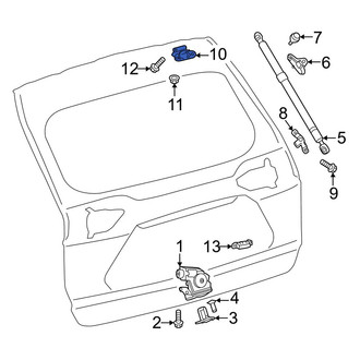 Toyota OE - Rear Liftgate Hinge