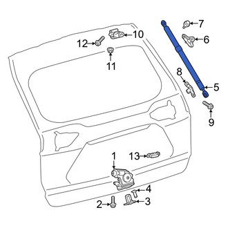 Toyota OE - Rear Left Liftgate Lift Support